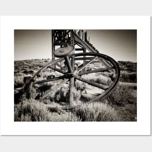 Mining Pulley, Bodie, CA Posters and Art